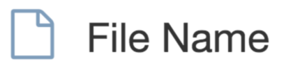 Form Controls - File Name