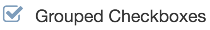 Form Controls - Grouped Check Box