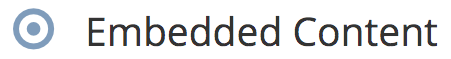 Form Data Sources - Embedded Content