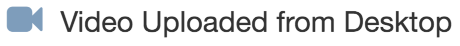Form Data Sources - Video Uploaded From Desktop