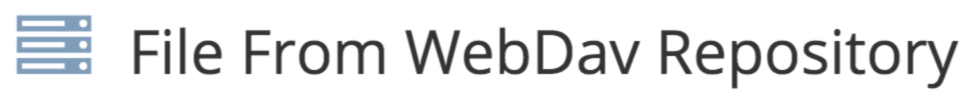 Form Data Sources - WebDAV Repo