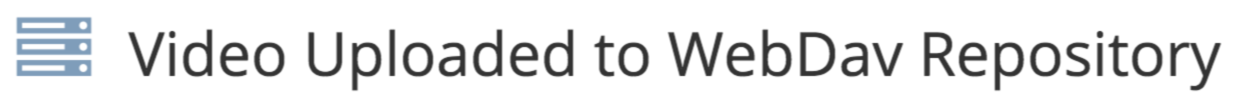 Form Data Sources - WebDAV Video Upload