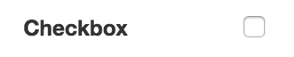 Form Control Checkbox