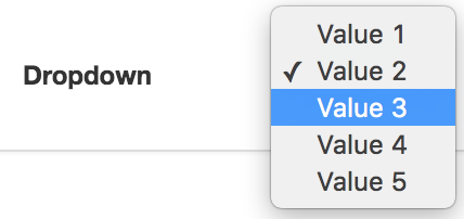 Form Control Dropdown