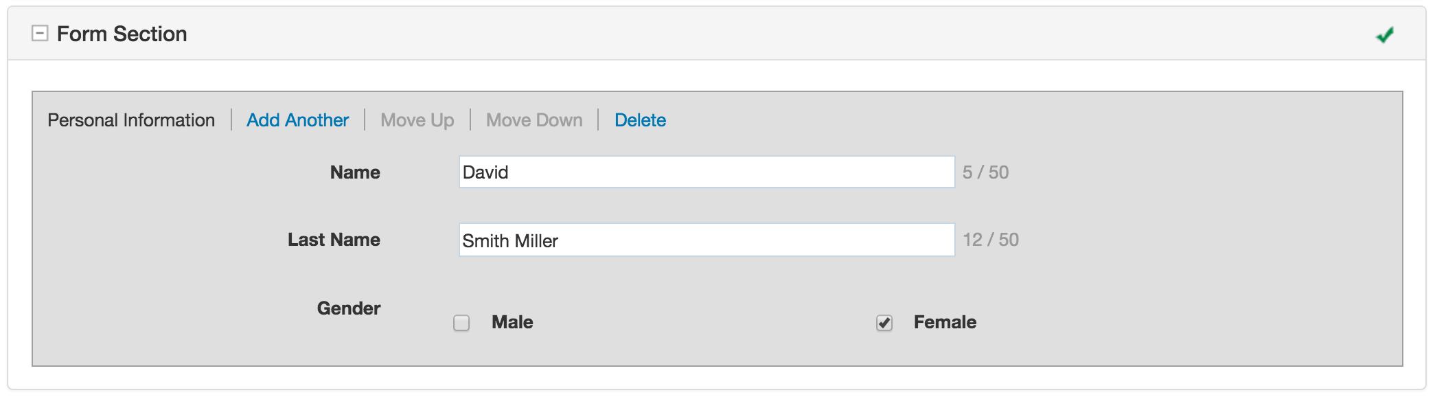 Form Control Dropdown