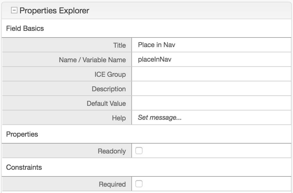 Form Control Page Order