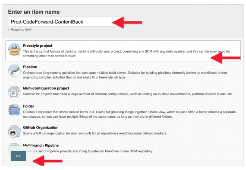 Developer Workflow - Create Jenkins Project