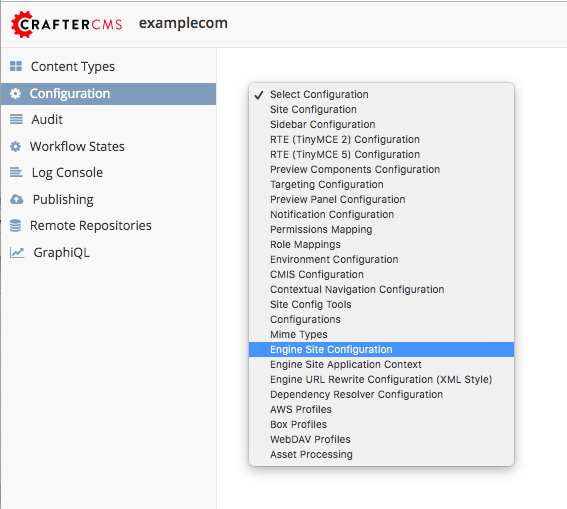 Working with Filters - Open Engine Site Configuration