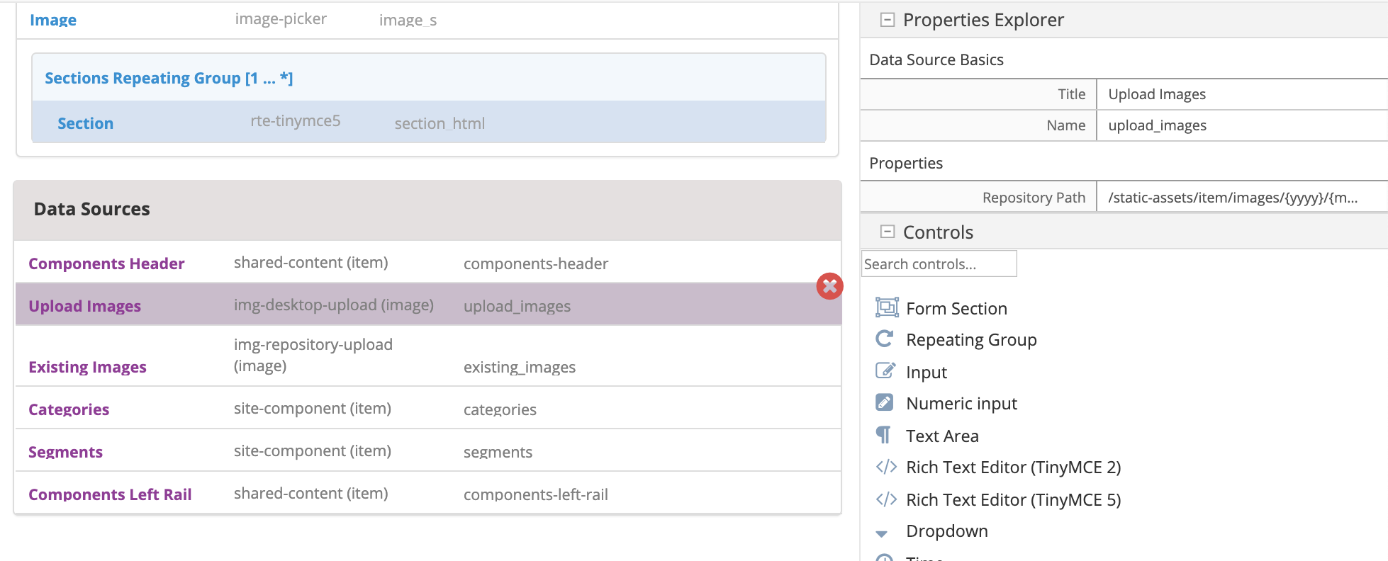 Setup data source to use the file path pattern in Blob Stores