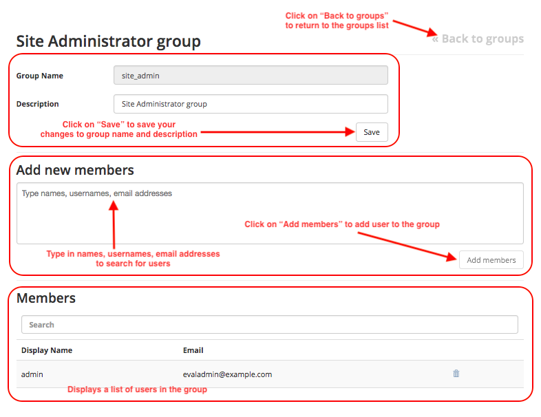 Site Config - Groups Edit