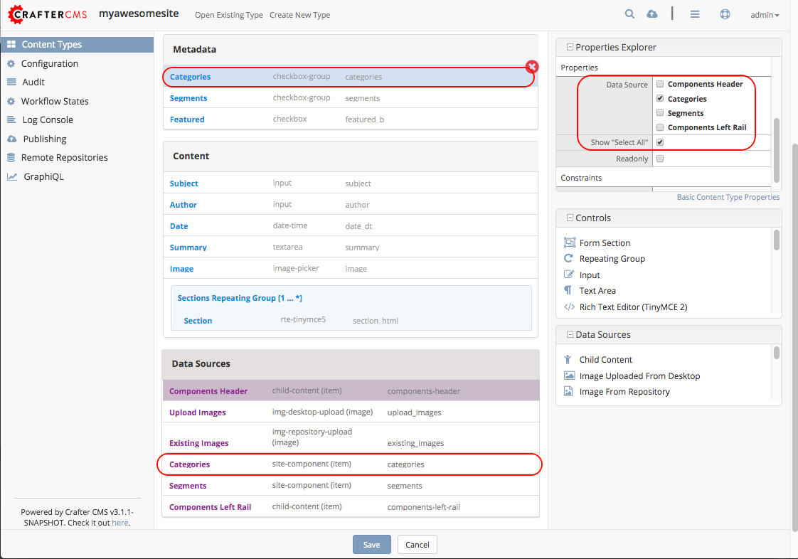 Targeting - Model Categories