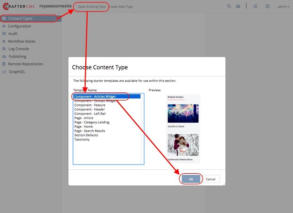 Targeting - Open Component Article Widget