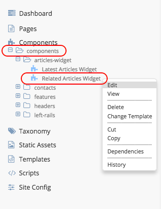 Targeting - Open Component Related Articles