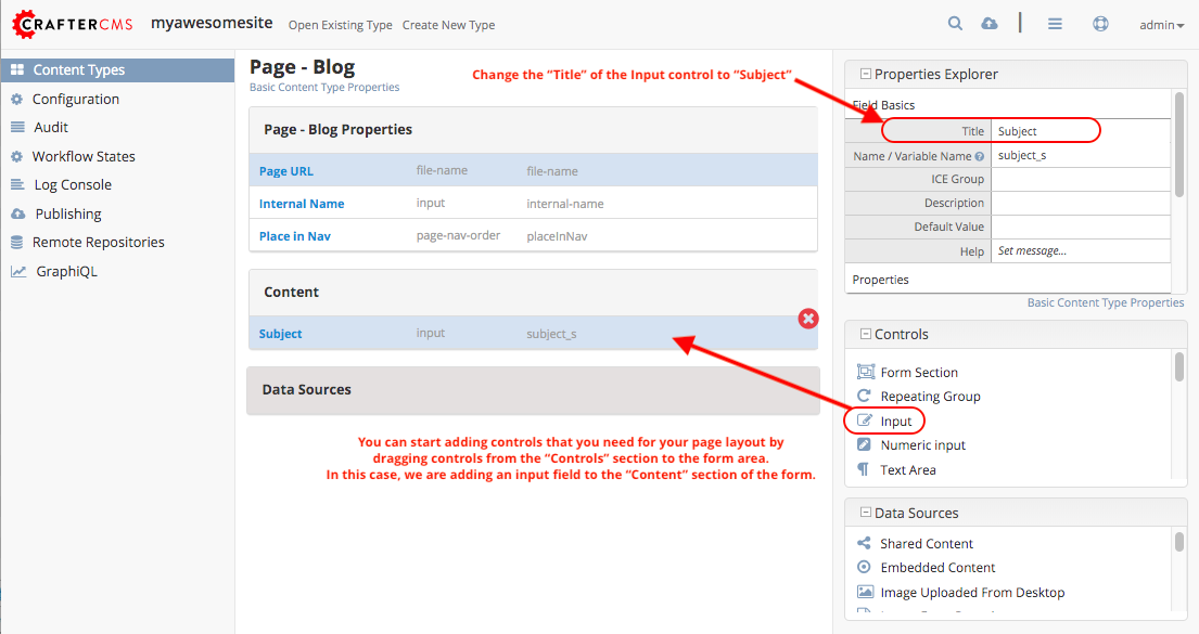 Template Add Input Fields to the Form