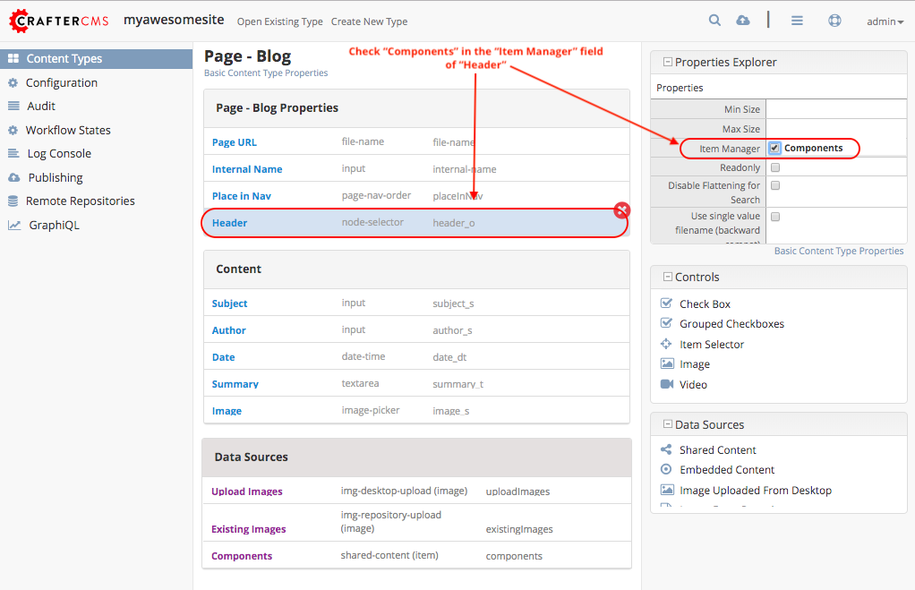 Template Check Item Selector Source