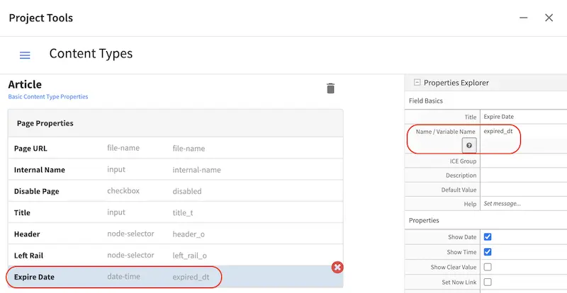 Content Monitoring - Add "expired_dt" field to content type