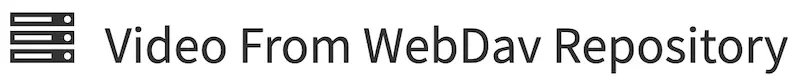 Form Data Sources - WebDAV Video Repo