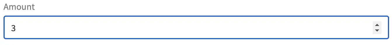 Form Control Numeric Input Example