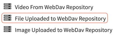 Source Control File Upload WebDAV