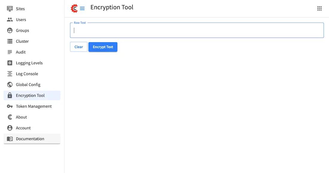 System Administrator - Navigation Menu Encryption Tool