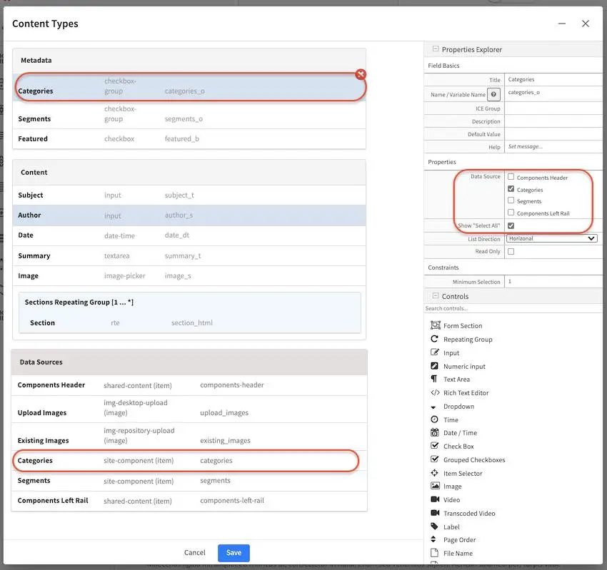 Targeting - Model Categories