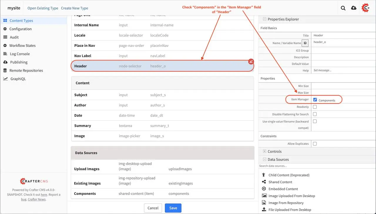 Template Check Item Selector Source