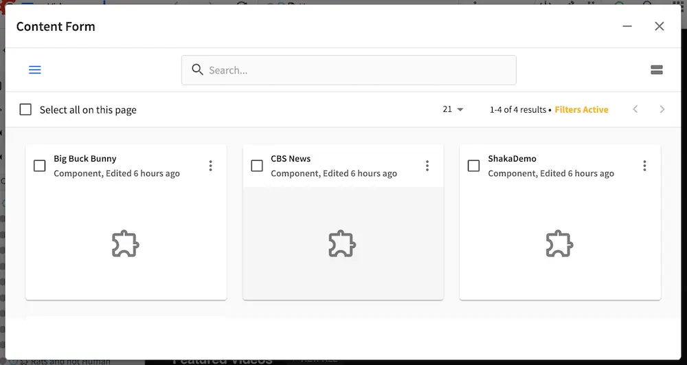 Form Engine Data Sources Example - Author Search for Existing Dialog