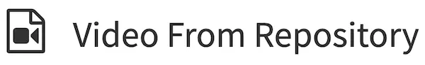 Form Data Sources - Video From Repository