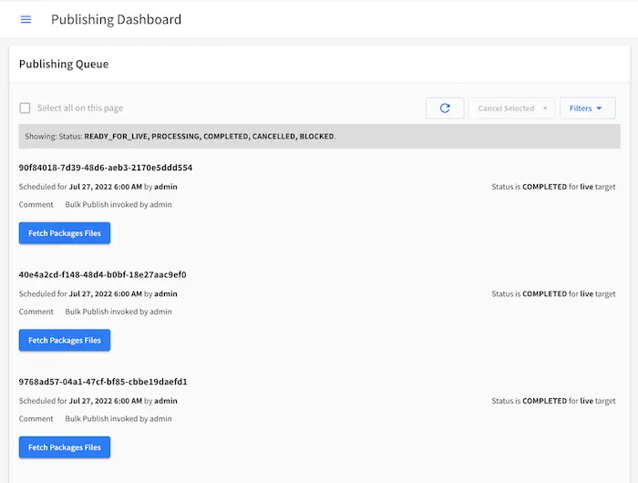 Debugging Publishing Issues - Inspect Publishing Queue :align: center