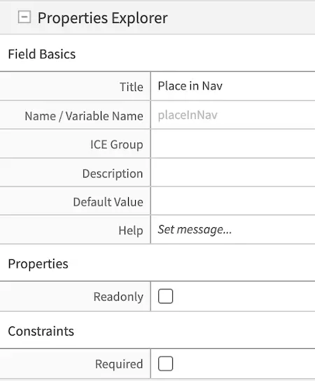 Form Control Page Order