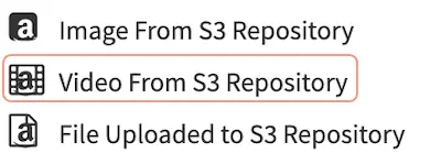 Source Control Video From S3 Repository