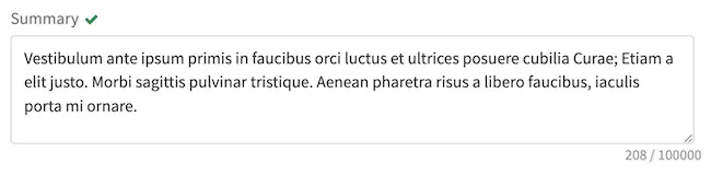 Text Area Control - CrafterCMS 4.5.1 documentation