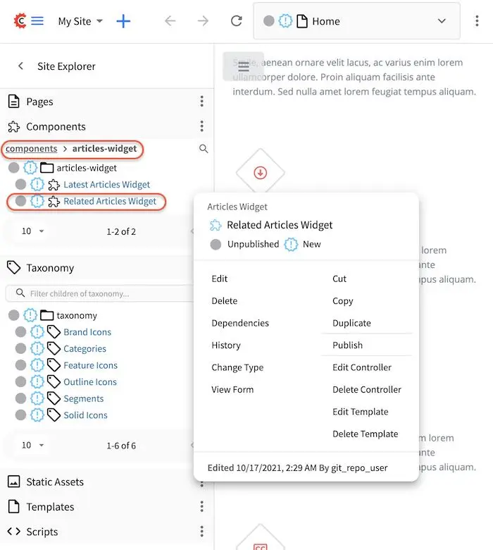 Targeting - Open Component Related Articles