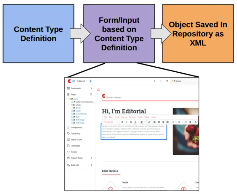 Content Model Content Type Definition