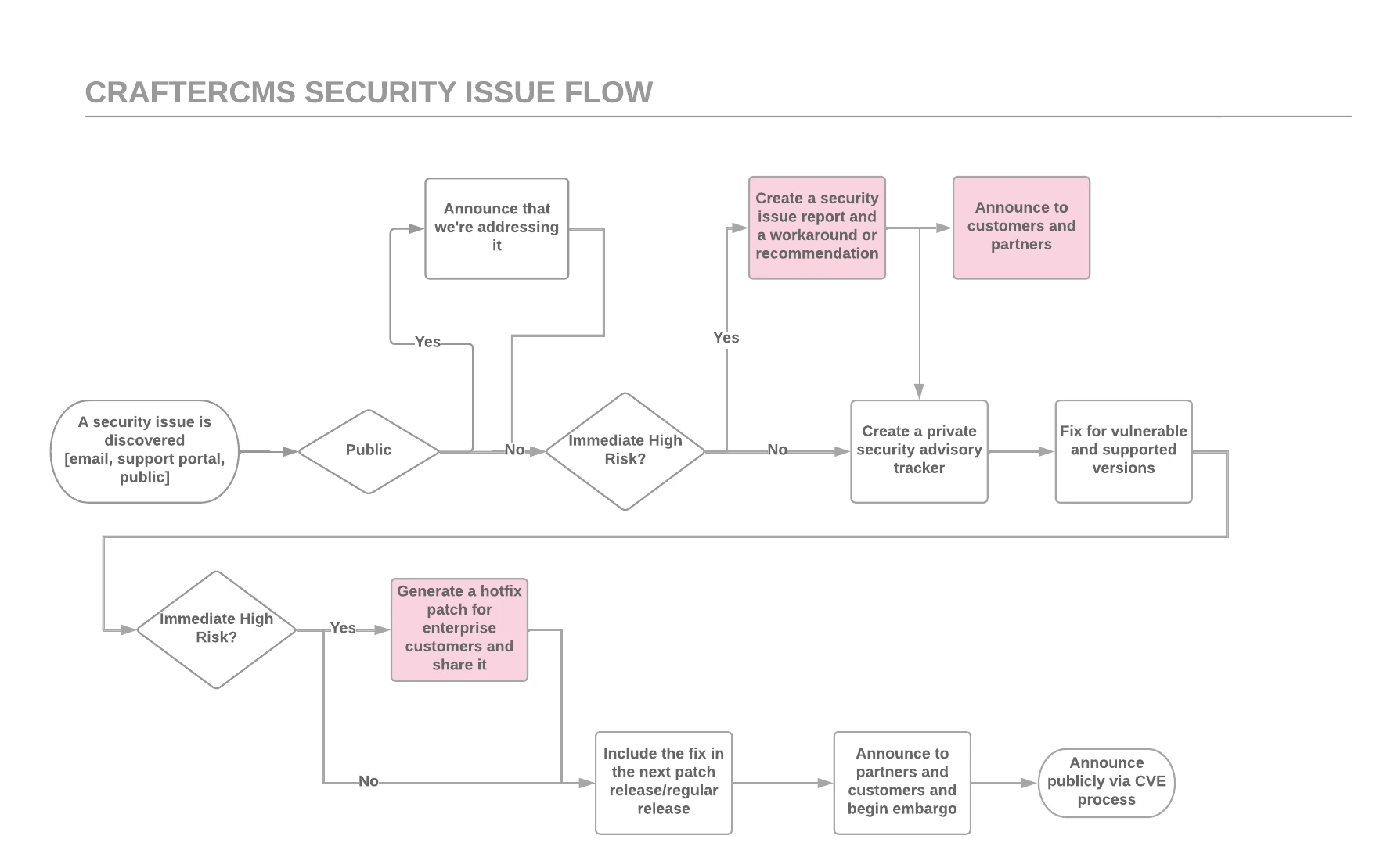 CrafterCMS Security Issue Flow