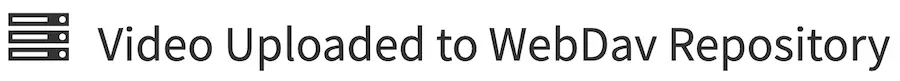 Form Data Sources - WebDAV Video Upload