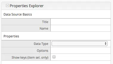 Form Static Key Value Pairs