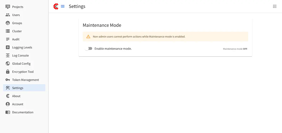 System Administrator - Navigation Menu Settings Tool