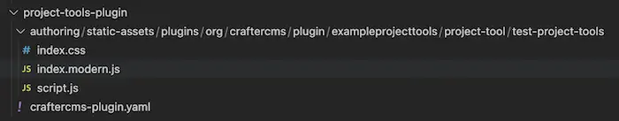 Project Tools tool project plugin directory/files