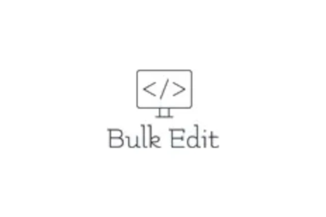Studio Bulk Edit Plugin